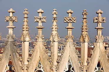 Detail of Duomo, Milan, Lombardy, Italy, Europe