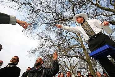 Speakers' corner, London, England, United Kingdom, Europe