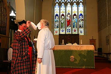 Annual Grimaldi clown service in London, England, United Kingdom, Europe