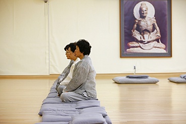 Zen meditation, Seoul, South Korea, Asia