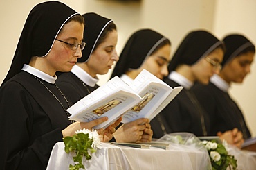 Ordination of nuns of the Sisters of the Rosary, Beit Jala, Palestine National Authority, Middle East