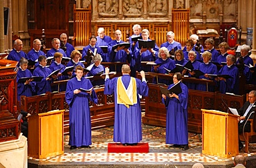 St. Andrew's cathedral choir, Sydney, New South Wales, Australia, Pacific