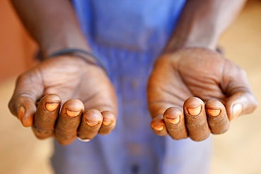 Muslim prayer, Lome, Togo, West Africa, Africa