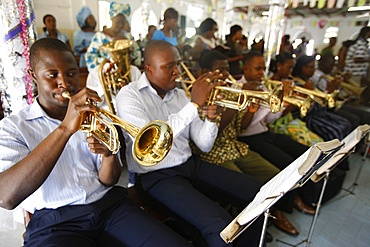 Presbyterian Evangelical church in Lome, Togo, West Africa, Africa