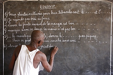 Primary school in Lome, Togo, West Africa, Africa