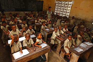 Primary school, Lome, Togo, West Africa, Africa