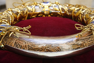 Crown of Thorns, one of Christ's Passion relics, Notre Dame Cathedral, Paris, France, Europe