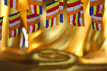 Buddhist flags, Paris, France, Europe