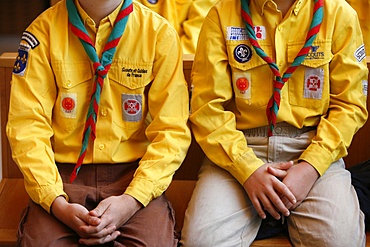 Boy scouts, Paris, France, Europe