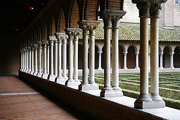 Jacobins's church cloister, Toulouse, Haute-Garonne, France, Europe