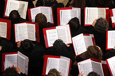 Concert in St. Etienne du Mont church, Paris, France, Europe