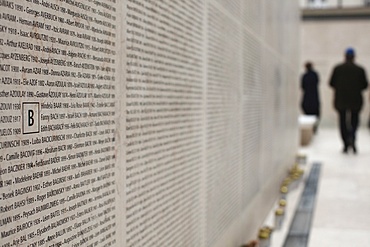 Holocaust Day at the Paris Holocaust Memorial, Paris, France, Europe