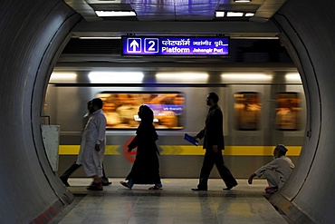 Subway, Delhi, India, Asia