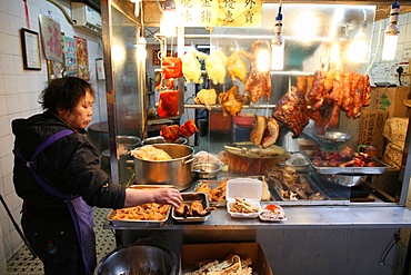 Chinese street restaurant, Macau, China, Asia