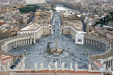 St. Peter's Square, Vatican, Rome, Lazio, Italy, Europe