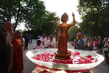 Wesak day celebration, Paris, France, Europe