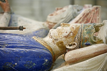 Tomb of Henry II, king of England from 1154 until 1189, Fontevraud Abbey, Fontevraud, Maine-et-Loire, France, Europe