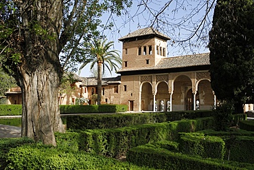 Palacio del Partal, Alhambra, UNESCO World Heritage Site, Granada, Andalucia, Spain, Europe