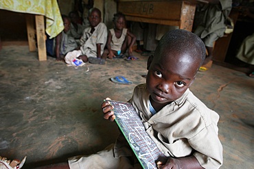 Primary school in Africa, Hevie, Benin, West Africa, Africa