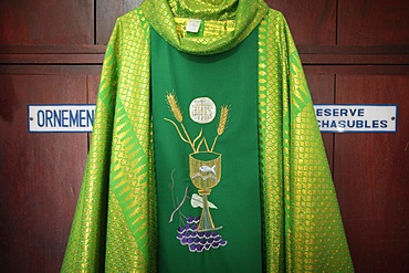 Liturgical dress, Cotonou, Benin, West Africa, Africa