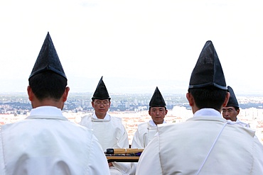 Shinto ceremony, Lyon, Rhone, France, Europe