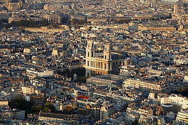 Aerial view of Paris, France, Europe