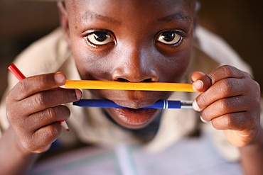 Primary school in Africa, Lome, Togo, West Africa, Africa