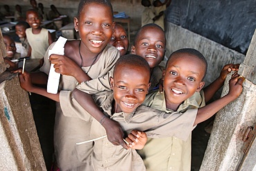 African schoolchildren, Lome, Togo, West Africa, Africa