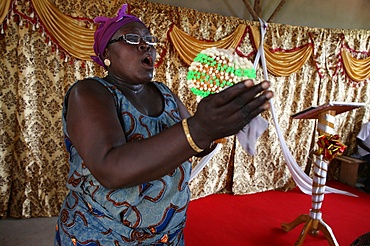 Evangelical church, Lome, Togo, West Africa, Africa