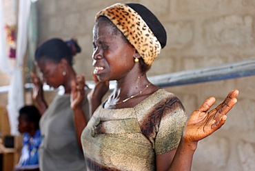 Evangelical church, Lome, Togo, West Africa, Africa