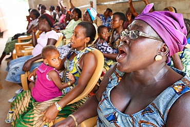 Evangelical church, Lome, Togo, West Africa, Africa