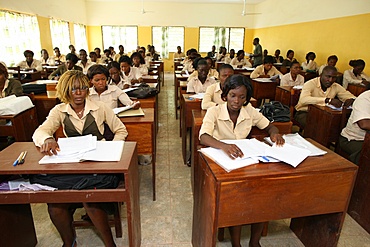 Catholic high school, Lome, Togo, West Africa, Africa