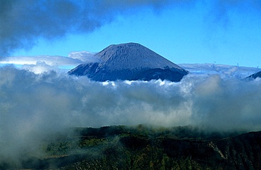 Caldeira and Bromo at 2329 m, and Semeru at 3676m, volcanoes on Java, Indonesia, Southeast Asia, Asia