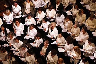 Choir in Notre Dame Cathedral, Paris, France, Europe