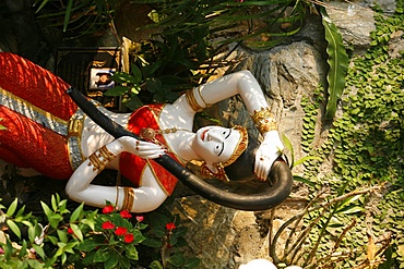 Siddharta statue in Doi Suthep temple, Chiang Mai, Thailand, Southeast Asia, Asia