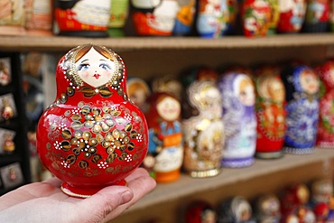 Matryoshka (babushka) dolls, St. Petersburg, Russia, Europe