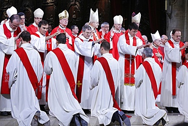 Priest ordinations at Notre-Dame de Paris cathedral, Paris, France, Europe