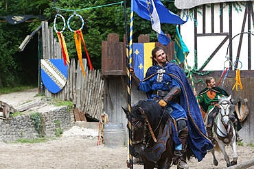 The legend of the knights, the medieval festival of Provins, UNESCO World Heritage Site, Seine-et-Marne, Ile-de-France, France, Europe