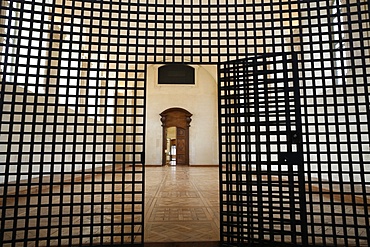 Benedictine nuns used to attend Mass behind an iron gate in Val-de-Grace church, Paris, France, Europe