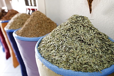 Traditional cures at the local apothecary's shop, Marrakech, Morocco, North Africa, Africa