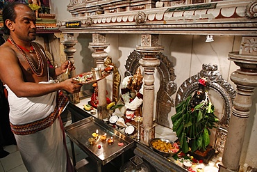 Celebration in the Paris Ganesh temple, Paris, France, Europe