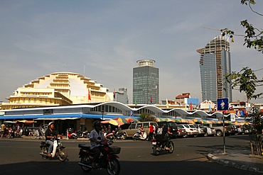 Central Market, Phnom Penh, Cambodia, Indochina, Southeast Asia, Asia