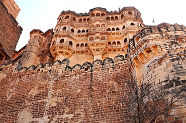 The Mehrangarh Fort of Jodhpur, Rajasthan, India, Asia