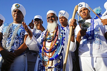 Gandhi's Sons at Lemanja's festival, Salvador, Bahia, Brazil, South America