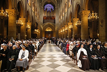 Chrism Mass, Notre Dame de Paris Cathedral, Paris, France, Europe