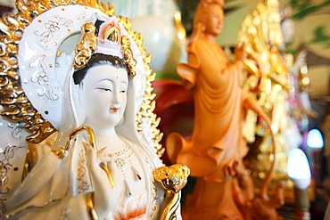 Quan Am, the Bodhisattva of compassion, Tu An Buddhist temple, Bonneville, Haute-Savoie, France, Europe