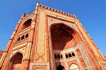 Monumental Gate (Buland Darwaza), Jama Masjid Mosque, Fatehpur Sikri, UNESCO World Heritage Site, Uttar Pradesh, India, Asia