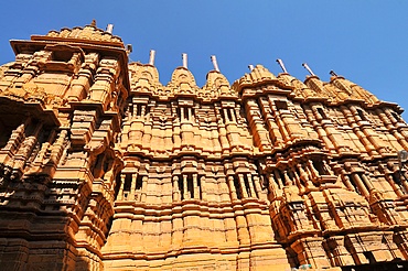 Jain temple of Adinath (Rishabha), dating from the 12th century, Jaisalmer, Rajasthan, India, Asia