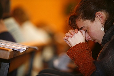 Prayer, Geneva, Switzerland, Europe