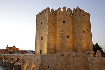 Calahorra Tower on the Roman Bridge, UNESCO World Heritage Site, Cordoba, Andalusia, Spain, Europe